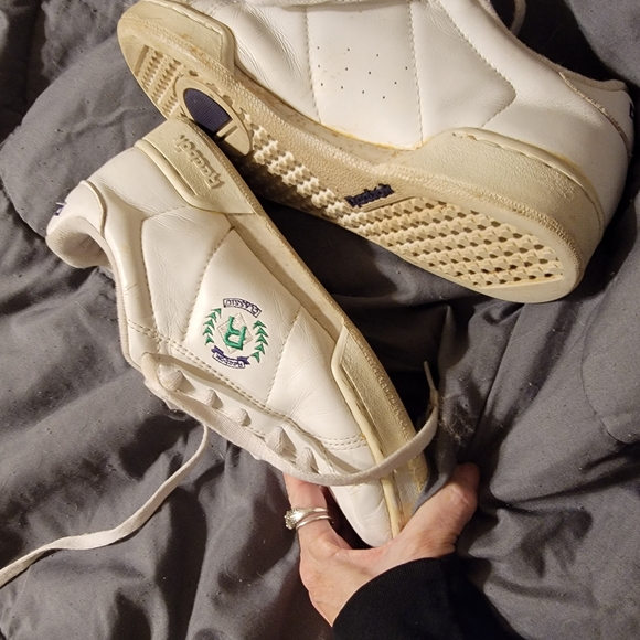 Reebok Green and White Athletic Sneakers - Picture 3 of 5